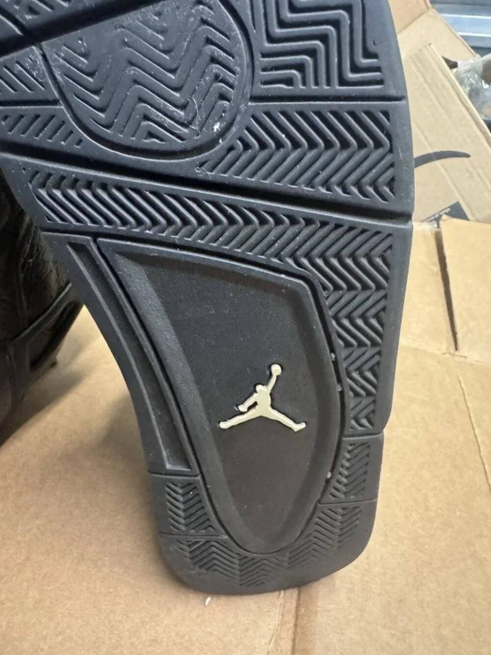 Air Jordan 4 Retro Iv LS Oreo 2015 Black Tech Grey Mens Size 11.5 314254-003